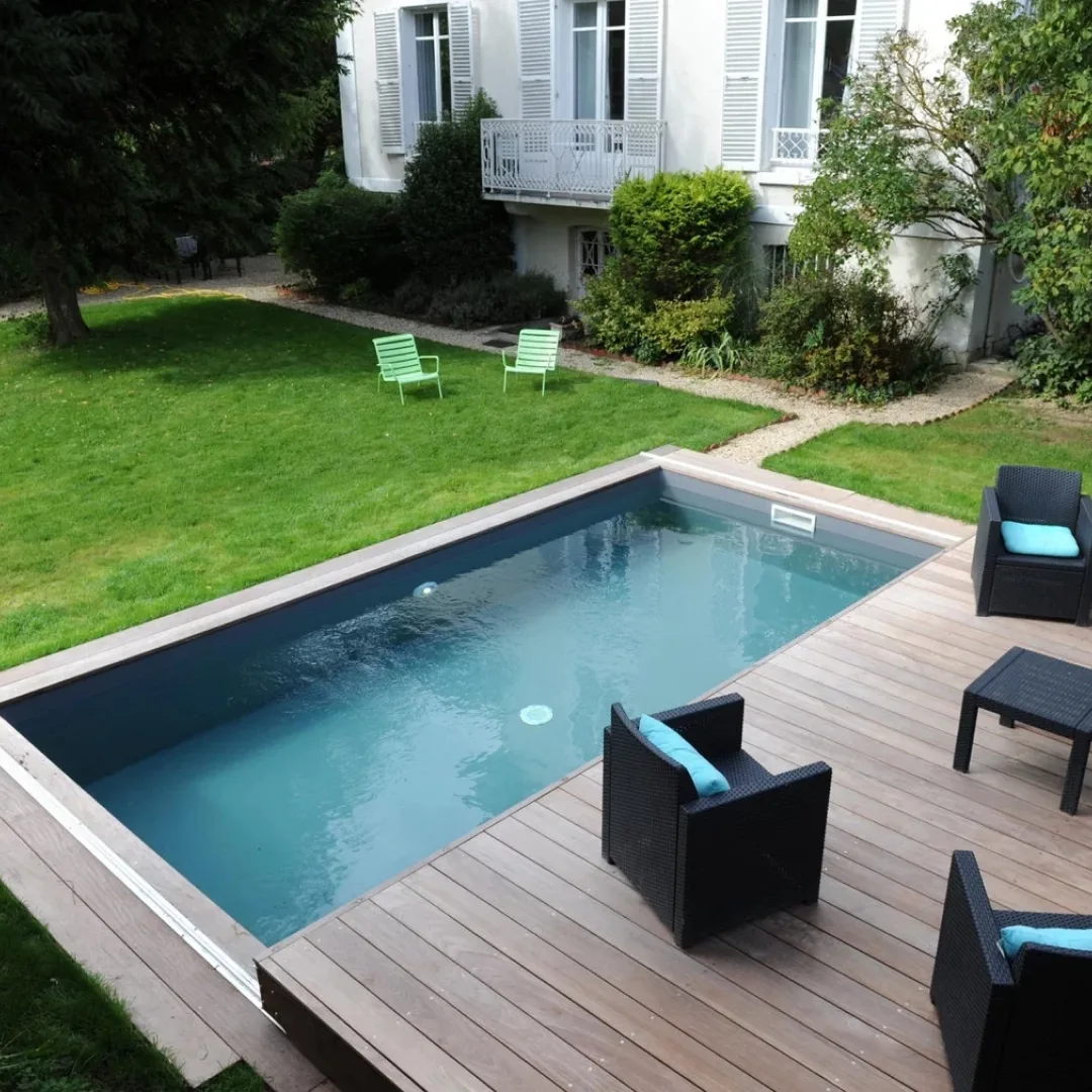 Раздвижная терраса для бассейна в Комсомольске-на-Амуре